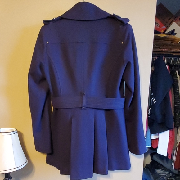 Miss Sixty Purple Pea Coat - Picture 2 of 4